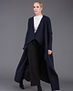 płaszcze damskie navy flow coat 3