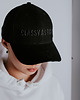 czapki damskie Czarna czapka z daszkiem, z czarnym napisem CLASSY AS FUCK 1