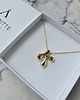 złote naszyjniki Łańcuszek z literką dmuchaną Goldie 8