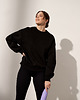 bluza bez kaptura damska Bluza do jogi JUST PERFECT Oversize Sweatshirt - black sky m/l 2