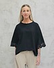 bluzki - inne Bawełniana bluzka oversize rękaw koronka 6