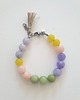 bransoletki z kamieni naturalnych Bransoletka SPRING z jadeitem, fiolet, róż, żółty, zieleń 3