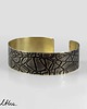 bransoletki wire wrapping Pajęczyna - mosiężna bransoletka 1