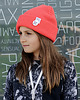 czapki dziecięce Neon Orange czapka dla dziecka logo kolor 1