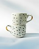 kubki Kubek porcelitowy Dalmatyńczyk ze złotą uchem 4