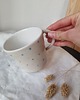 kubki Kubek ceramiczny ręcznie malowany KROPKI 1