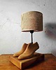 lampy stołowe Lampa z Drewnianych Kopyt Szewskich 2