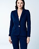 marynarki damskie Marynarka damska Deep Blue granatowa z dresówki z podszewką 2