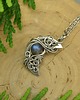wisiory Wisiorek księżyc niebieski labradoryt wire wrapping 1