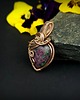 wisiory Zoisyt z rubinem wisiorek  wire wrapping 6