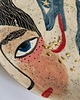 Ozdoby na ścianę Ceramiczny talerz dekoracyjny z wilkiem 2