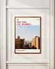 plakaty Minimalistyczny plakat Nowy Jork Brooklyn - Do salonu, sypialni, biura 2