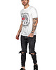 t-shirty męskie T-shirt męski UNDERWORLD Peace biały 4