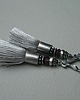 kolczyki wire wrapping Grey  /boho/  -  kolczyki  2