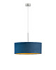 lampy wiszące Elegancka lampa wisząca do salonu z welurowym abażurem  50 cm SINTRA VELUR 6