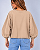 bluza bez kaptura damska Bluza Flavia Beżowa 2