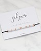 bransoletki na sznurku GRL PWR Morse Code Bracelet 3