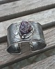 bransoletki wire wrapping Surowy ametyst - bransoletka regulowana 4