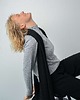 szale damskie Szal Wełniany MANUL Czarny- duży lekki pluszowy szalik 100% Merino RWS 2