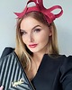 fascynatory Fascynator ELZA Z WOALKĄ BORDO  oraz inne kolory 8