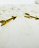 kolczyki pozłacane Złote kolczyki strzały, mini  sztyfty strzała 1