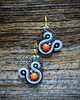 kolczyki soutache Małe kolczyki sutasz 3