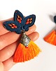 kolczyki soutache Nenuphar Bindi 2
