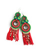 kolczyki soutache Zoey L - kolczyki etno, srebro 3