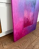 obrazy Przy zachodzie słońca, malowany obraz na płótnie 50x70cm 1