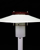 lampy stołowe Lampka nocna biała, duński design, lata 60, produkcja: Dania 2