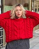 swetry damskie  100% Merino sweter WARKOCZOWY  na drutach 1