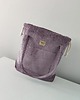 torby na ramię Torba SummerBag LAVANDA-duża lawendowa torba sztruksowa 1