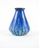 wazony Wazon ceramiczny niebieski, duński design, lata 60, produkcja: Dania 3