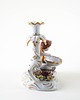 figurki i rzeźby Figuralny świecznik porcelanowy z puttem w stylu Art Deco 4
