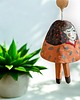figurki i rzeźby Jesienna dziewczyna -dzwonek handmade 1