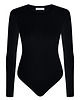 body damskie BODY LONGSLEEVE CREW NECK black 1