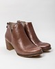 botki damskie SKÓRZANE BOTKI DO KOSTKI ZAPATO 501 BRĄZ RETRO 1