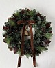 wianki bożonarodzeniowe NATURALNY Wianek Bożonarodzeniowy na drzwi Z DZWONKIEM - 45cm 1