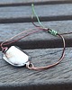 bransoletki wire wrapping Surowy opal na lato  - bransoletka sznurkowa 3