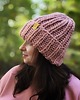 czapki damskie Wełniana czapka zimowa peruvian WOOLY retro róż 3