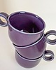 kubki i filiżanki Filiżanka, 220 ml  vintage retro [fioletowa] 2