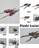 kolczyki z kamieniami Kolczyki Płatki kwiatów vol. 11 /płatki róż/ 7