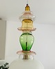 lampy wiszące Lampa wisząca szklana artdeco prl vintage retro sztuka Botanica 2