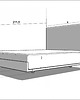 łóżka Łóżko drewniane Sonar 1 buk 4
