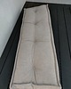 pufy do siedzenia Zagłówek Materac francuski futon Poducha Pikowana kolor Lniany beż 1