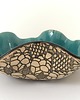 miski i misy Ceramiczna artystyczna misa z koronką 3