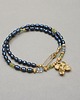 chokery Pearls /navy blue/ perły naturalne - choker /31.03.26/ 1