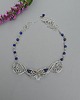 naszyjniki - inne Naszyjnik oryginalny kryształ górski lapis lazuli wire wrapping 3
