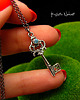 wisiory Naszyjnik Key - Topaz Sky Blue Srebro 1