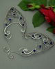 nausznice Nausznica zausznica uszy elfa lapis lazuli wire wrapping 4